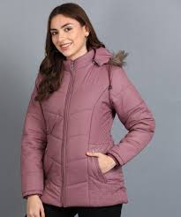 ELLIPSE Women’s Stylish Solid Full Sleeves Jacket | Winter Wear Quilted Jacket for Travelling | Hooded Jacket for Girls